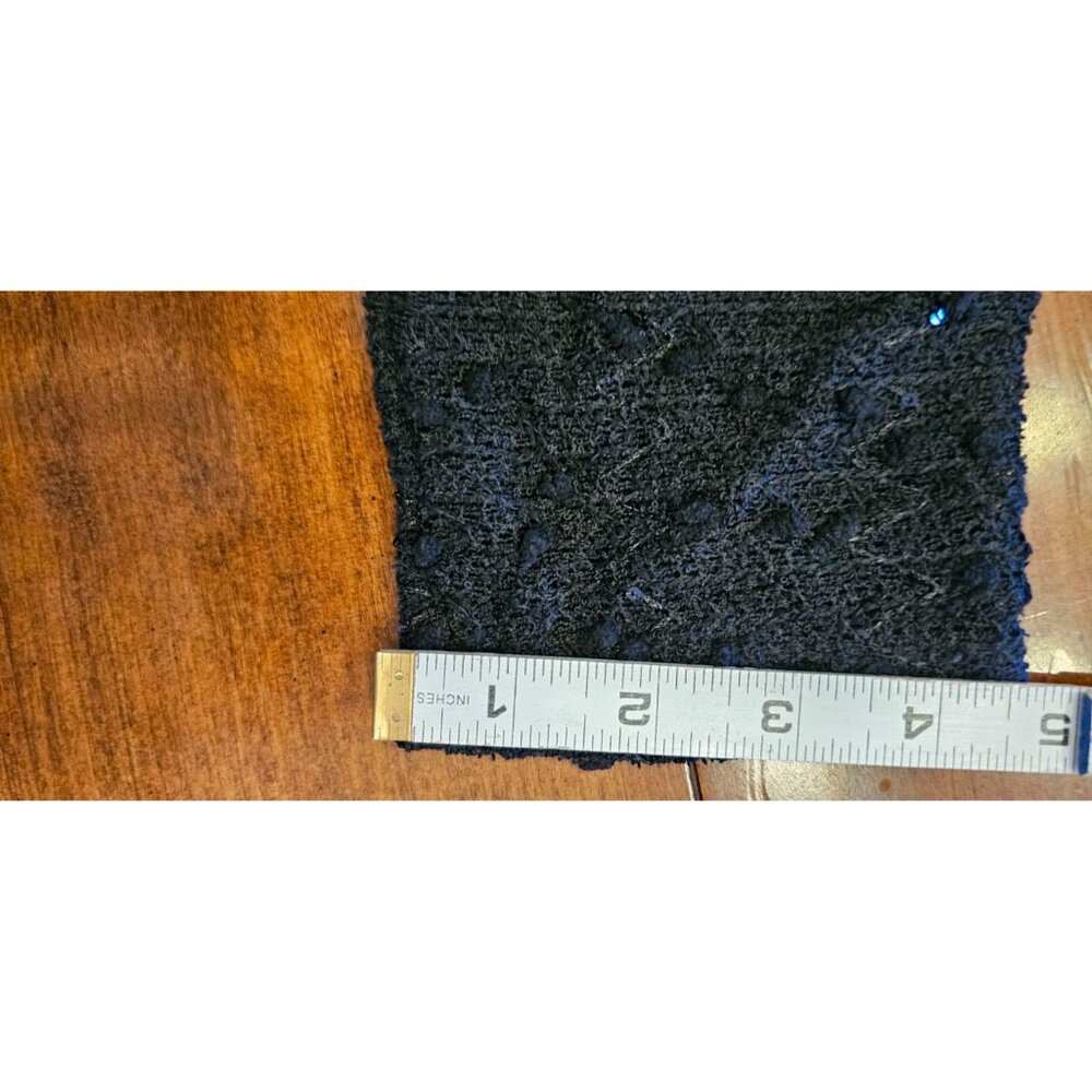 Style & Co Beaded‎ Blouse Size Medium Black long sleeve - Picture 7 of 7